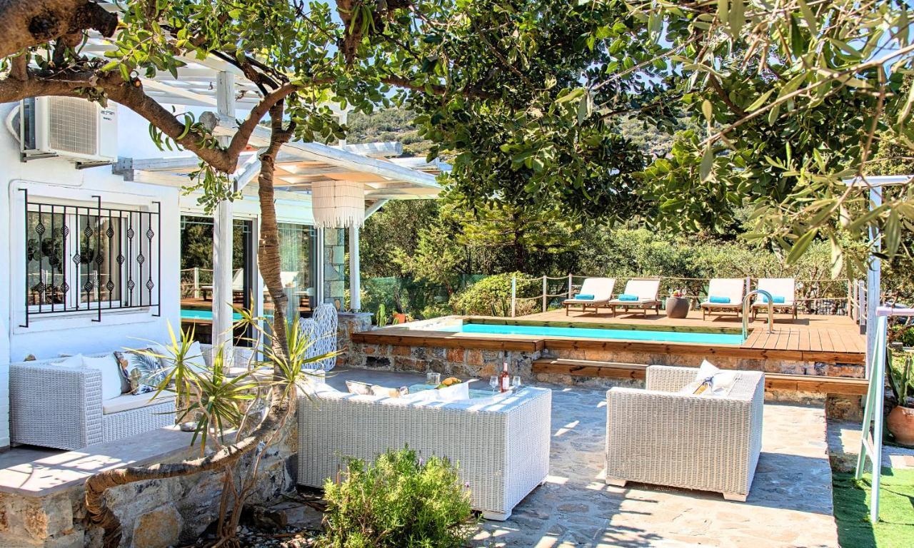 Cretan Lodge Heated Pool Agios Nikolaos Exterior foto